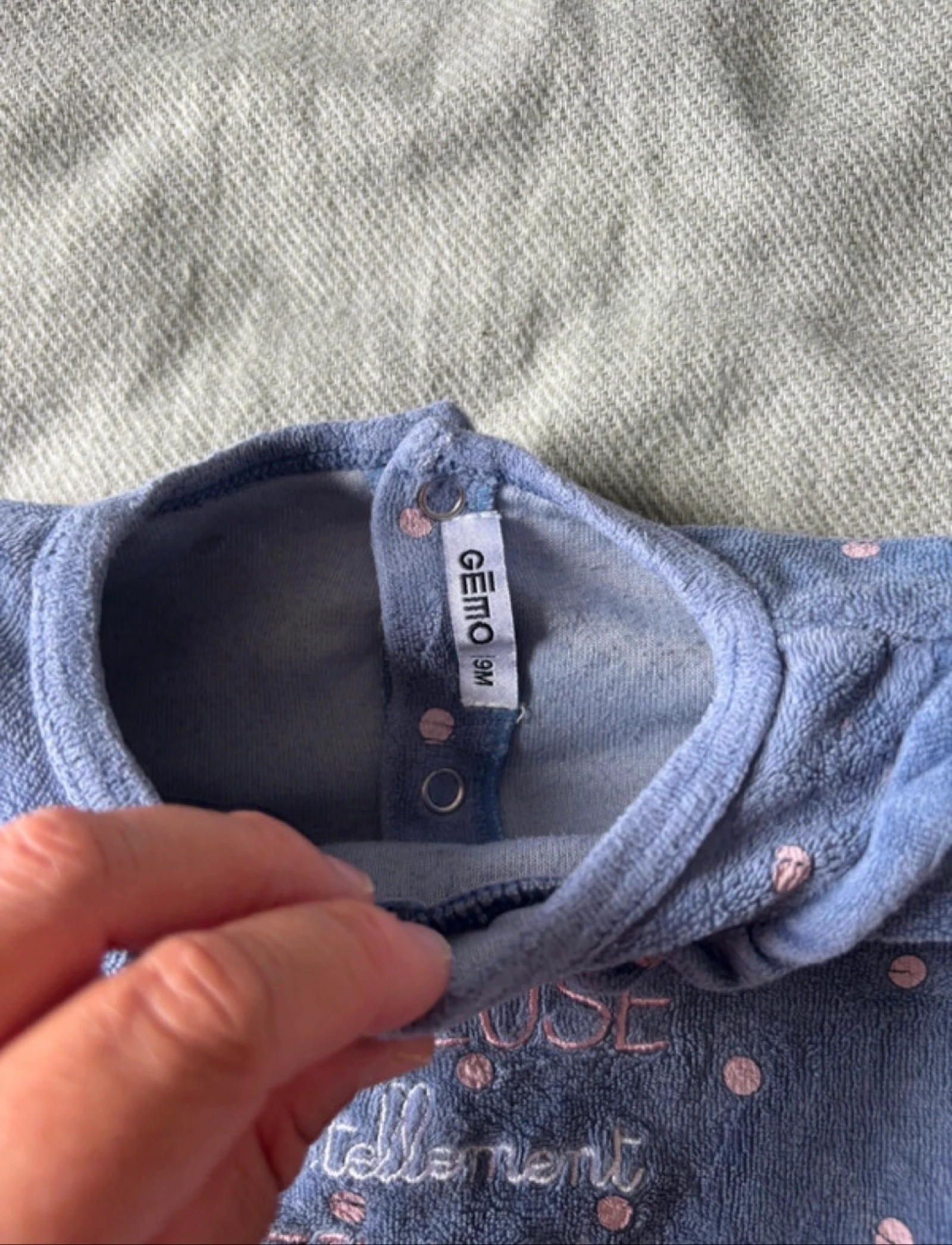 246/ Baby 1-piece Pajamas - Gémo - 9 months – photo 3